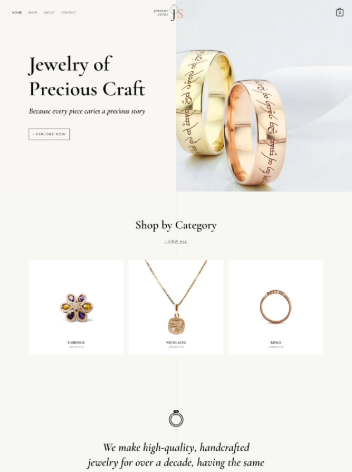 Online Jewellery Shop Template Jewellery Shop Online